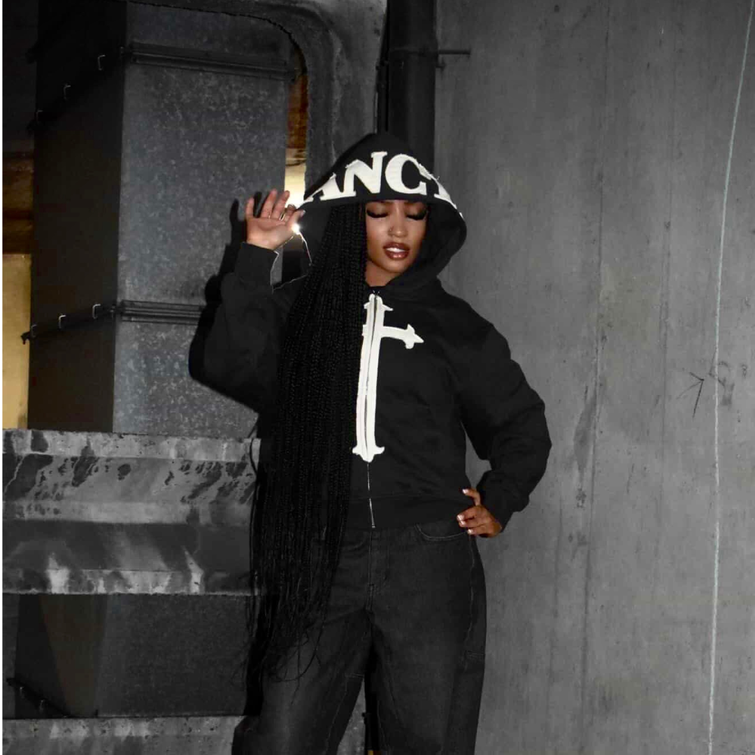 SANCTI EMBROIDERED HOODIE