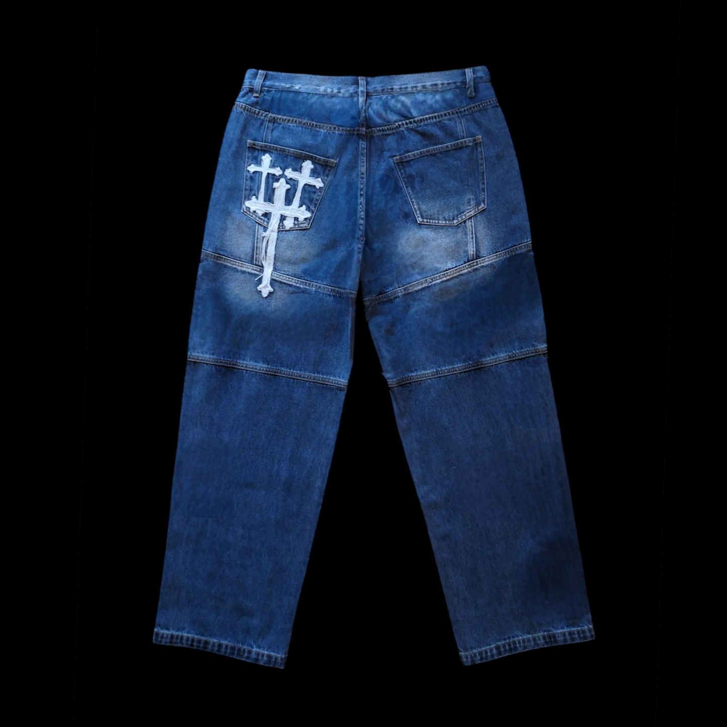 SANCTI EMBROIDERED JEANS